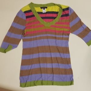 Linen lightweight  3/4 sleeve sweater